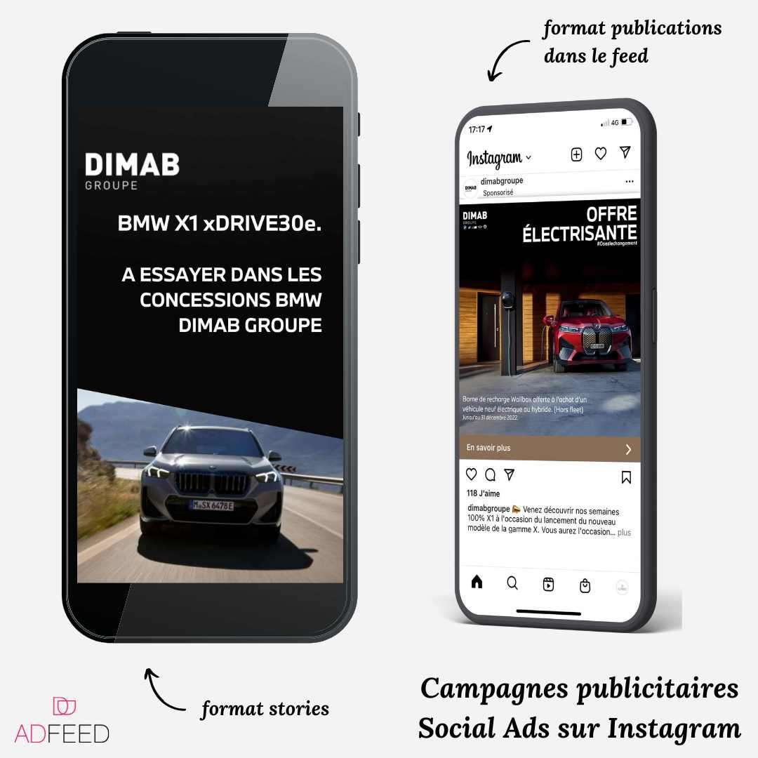 Campagne Social Ads sur Facebook et Instagram pour Dimab Groupe