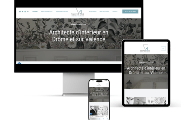 Site internet Sébastien Guyon, architecte d'intérieur sur Valence
