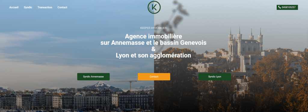 Site internet pour agence immobilière