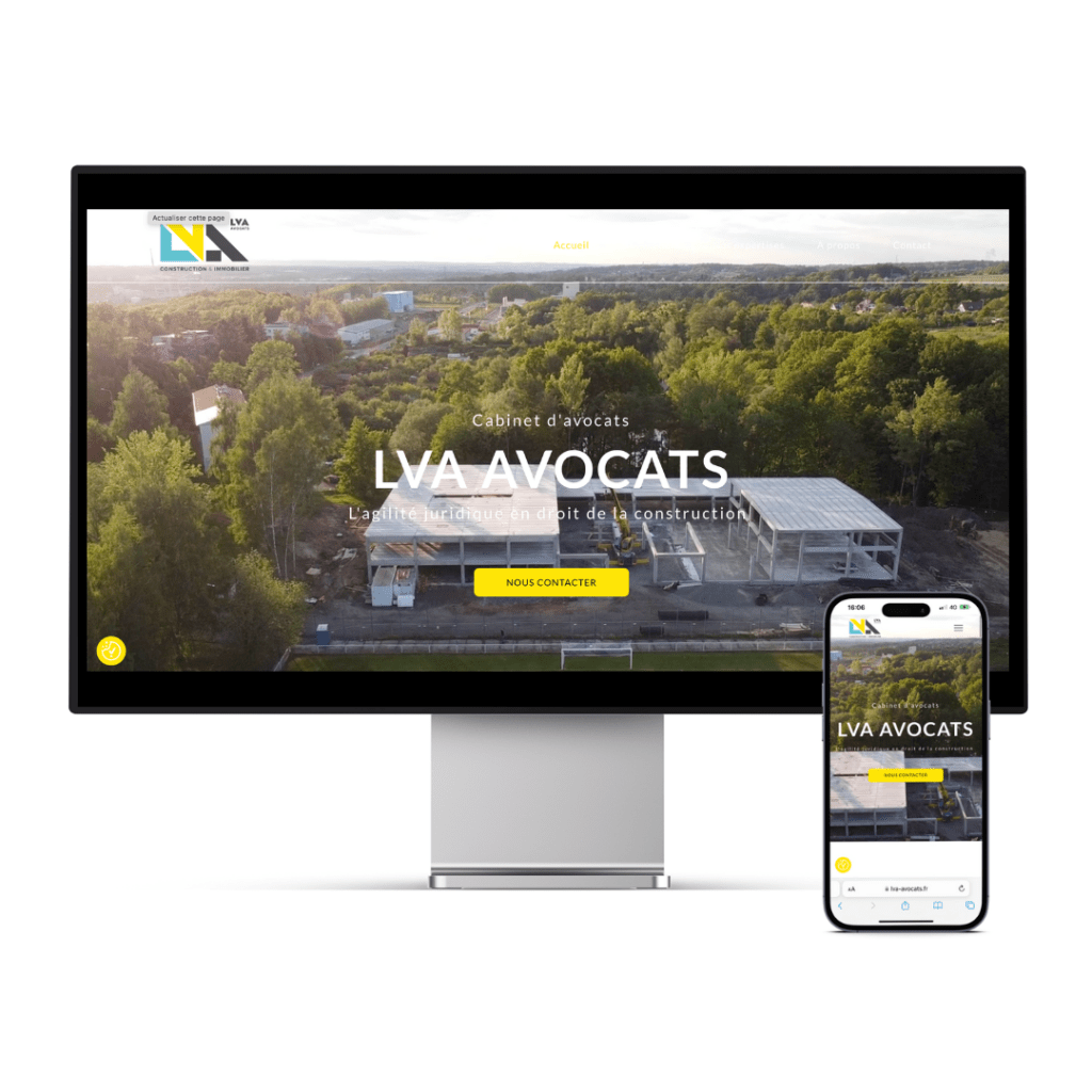 Site internet LVA Avocats